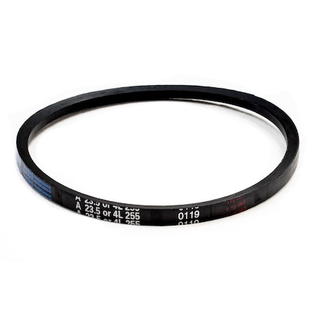 D&D A23.5/4L255 Classical V-Belt, 25 1/2 in Outside Length, 1/2 in Top Width, 1 Ribs A23.5/4L255